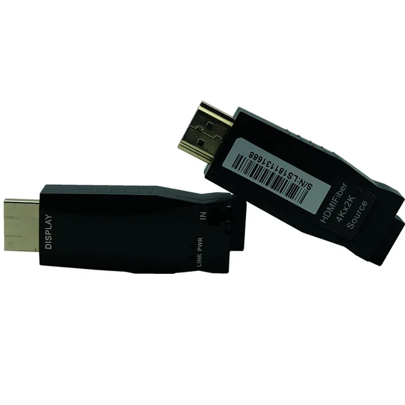 Mini 4K HDMI optical fiber extender up to 300M via qualified multimode/single mode fiber-optic cable
