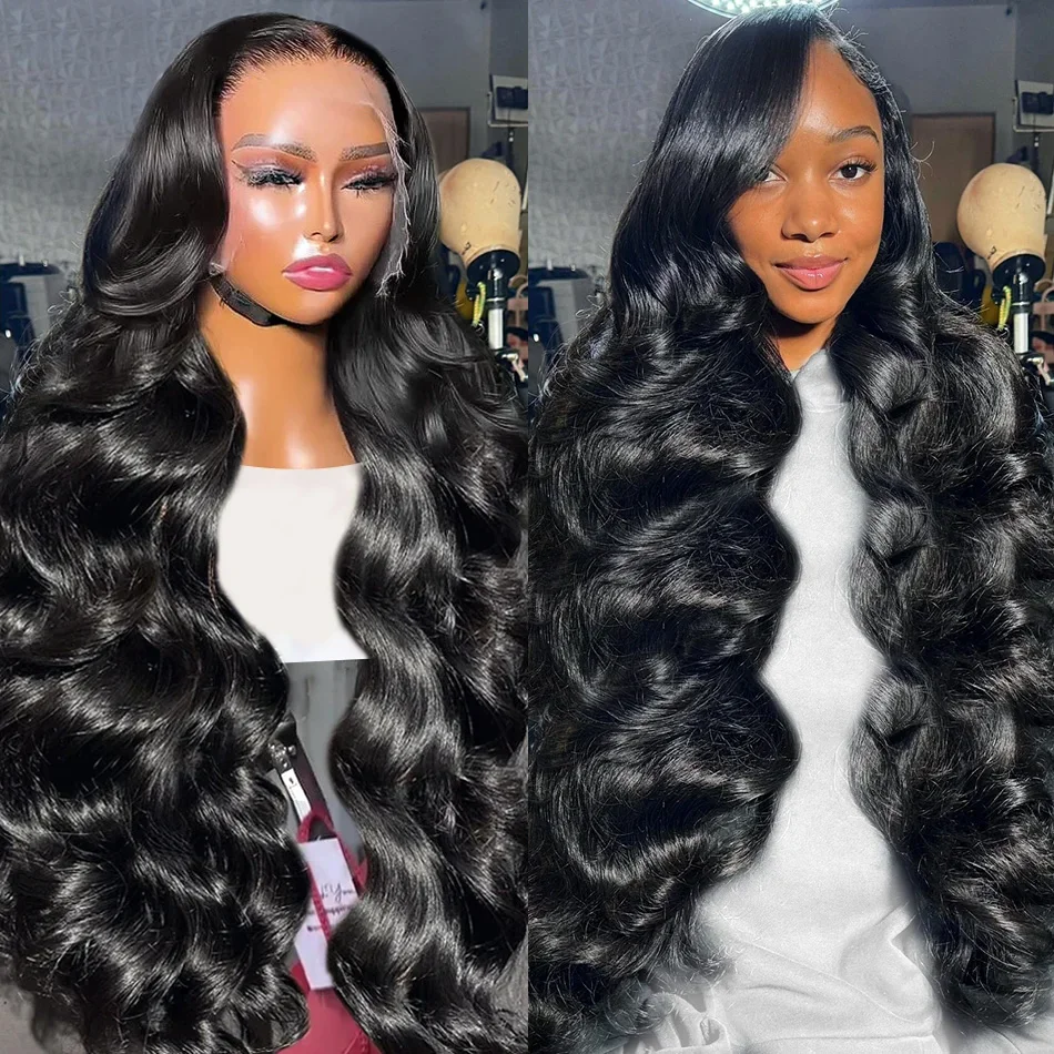 

Body Wave 13x6 Lace Front Wig HD Transparent 13x4 Lace Frontal Human Hair Wig Pre Plucked Indian 4x4 Lace Closure Wigs For Women