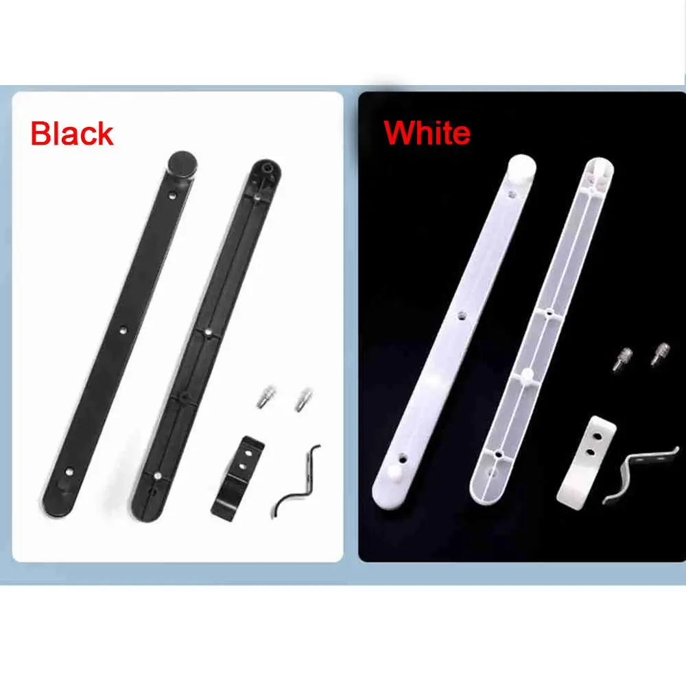 قضيب بلاستيكي للباب قابل للطي ، خزانة جانبية ، قفل خزانة كتب ، ملحقات أبواب #6
