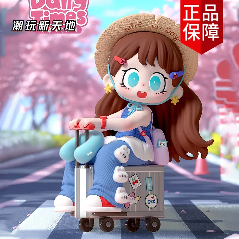 Milay Girl Friend Collectible Figurine Trendy Blind Box Toy Lazy Time Series Female Gift Ornament For Friends