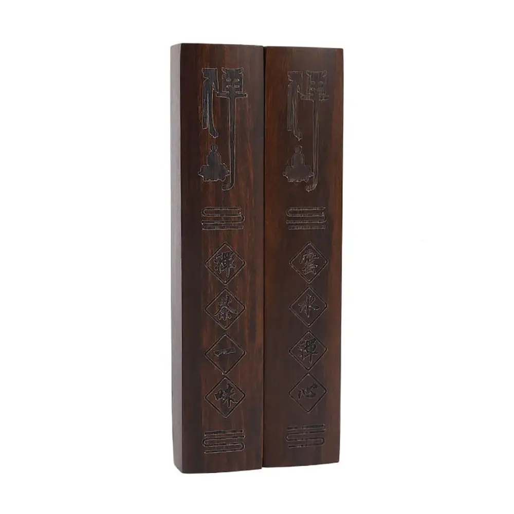 1Pair Ancient Vintage Wood Paperweight Natural Retro Chinese Paper Weight Writing Traditional Calligraphy Tool Drawing