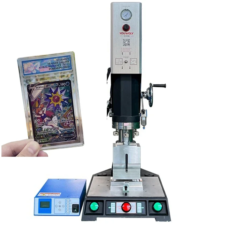 

Easy to Operate Clear Graded Card Slab Ultrasonic Plastic Welding Machine for Sports Grading Card Slab Case Sealing