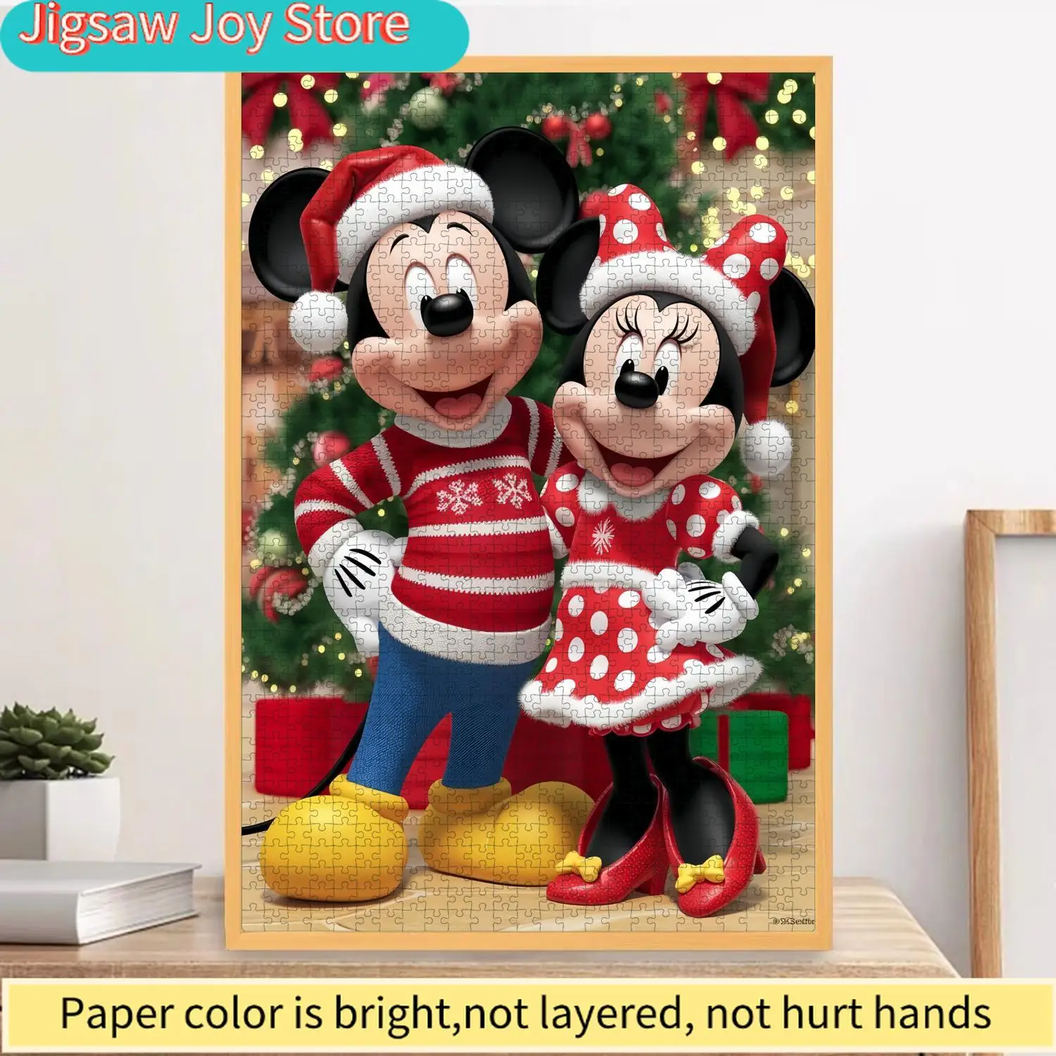 A Boxed Set of 1000pcs, Classic Image Pattern Design, High-Difficulty Paper Jigsaw Puzzle - Large Interactive Adult And Family