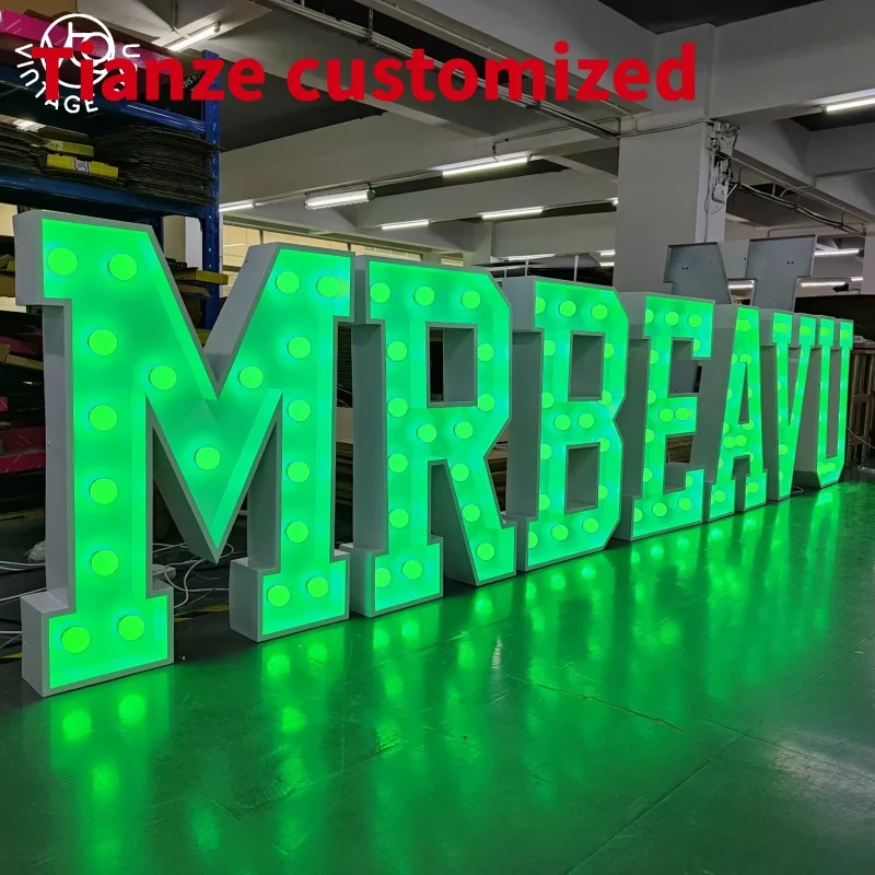 (customized)Lighted 4ft Marquee Letters 4ft light Business With Factory Prices