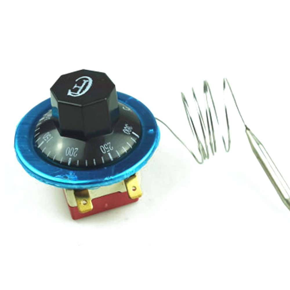 เทอร์โมสตัทแบบหมุน AC 220V 16A 30-110 และ 50-300 องศาเซลเซียส สำหรับเตาอบ ฐานเซรามิก ใช้กับเครื่องทำน้ำอุ่น