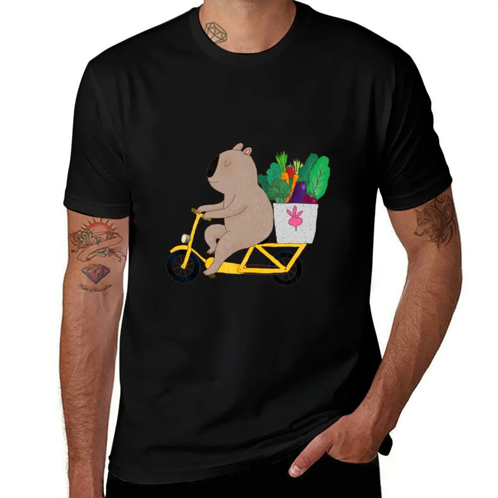 

Wombat delivery service T-Shirt customizeds gifts for boyfriend new edition vintage graphic tee sweat shirts, men