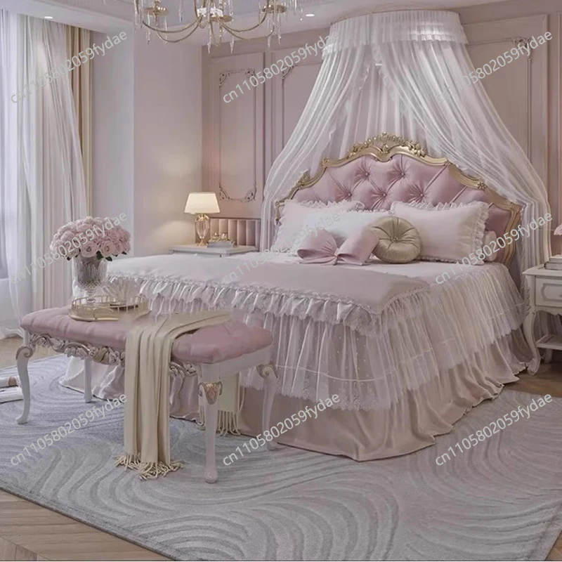 Luxury Decoration Bed Fashion Large Size Room Decor Aesthetic Salon Events Bed Irregular Lounge Muebles Chinese Style Furniture