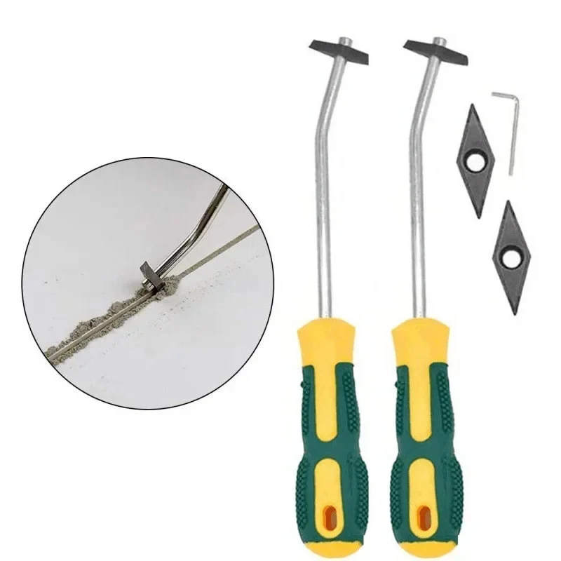 Ceramic tiles grout cleaner Tungsten Steel Tile Gap Drill Bit For Floor Wall Seam repairing tools set Cement Cleaning Hand Tool