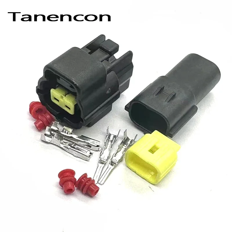 1 Set 2 Pin Auto Impermeabile Connettori di Aspirazione Aria Temp IAT Sensore Cablaggio Elettrovalvola Spina per Toyota 174354 -2 174352 -2