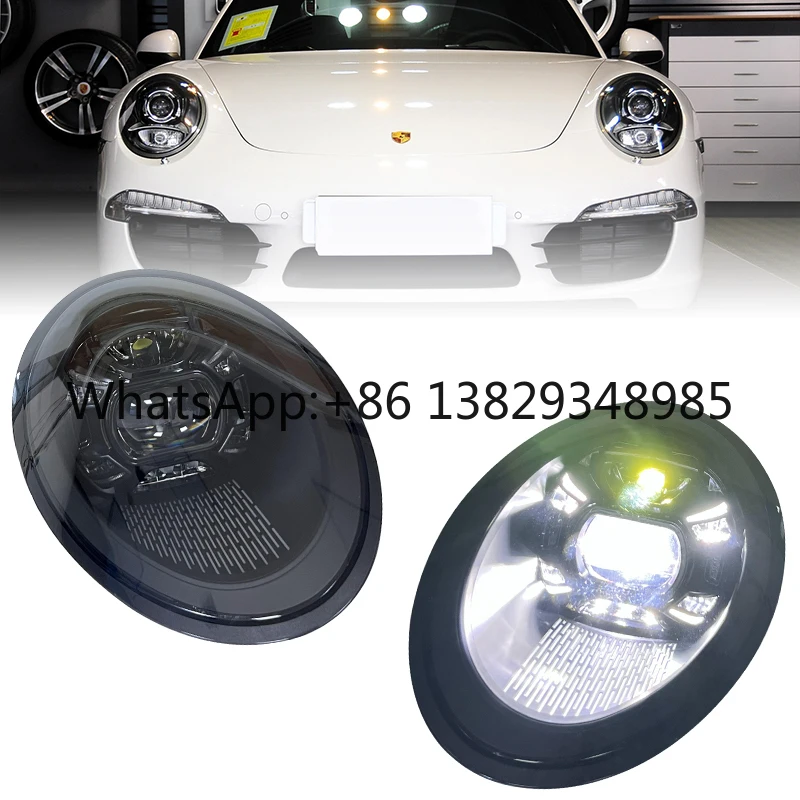 

New Porsche 911 991.2 Car Head Lamp 2012 -2018 Head Light Assembly Upgrade Front Light 992 Gt3rs LED Headlights for Porsche