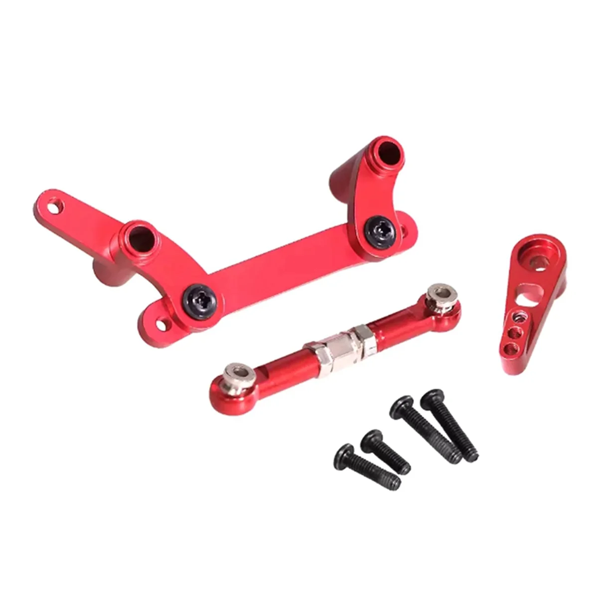 Lo-ok مكونات توجيه معدنية مطورة لـ SCY 1/16 16101 16102 16103 16104 16106 C8805 Q130A RC قطع غيار السيارات #2