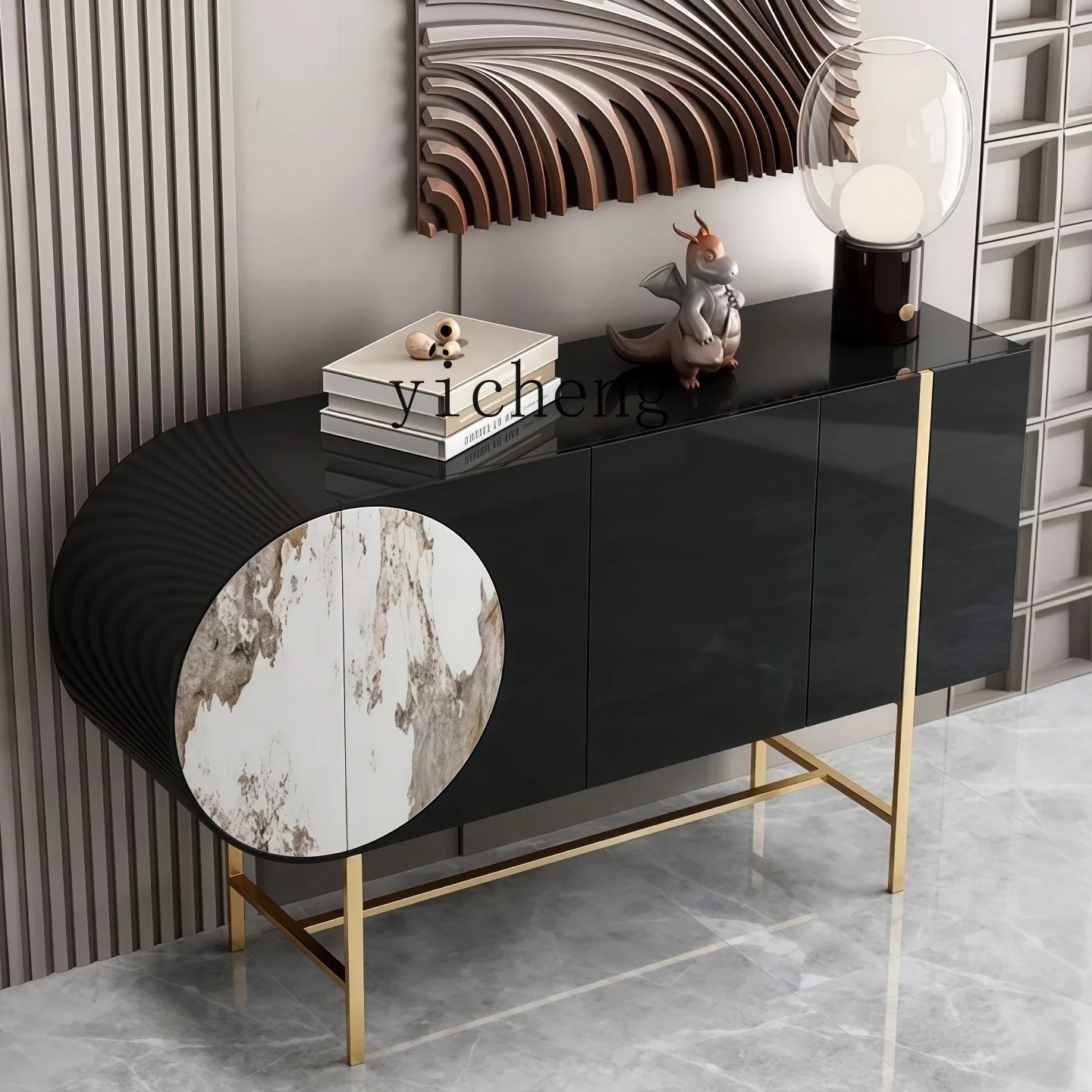 P6/23  minimalist paint, dining side cabinet, entrance hall cabinet decoration, modern minimalist bedroom, bedside storage