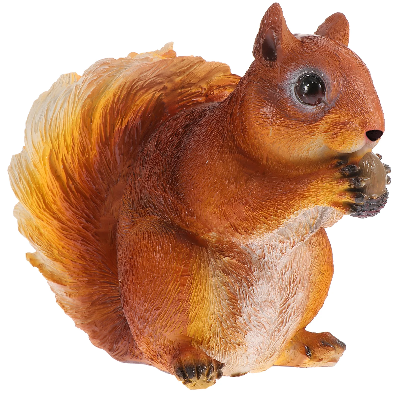 

Vivid Little Squirrel Resin Animal Sculpture for Home Garden Micro Landscape Decoration Outdoor Indoor Adornment
