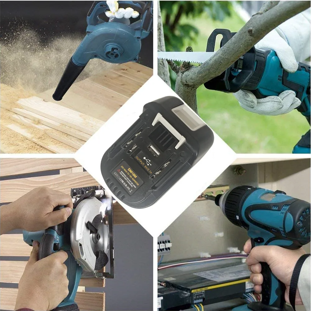 

Battery converter Tool Adapter 20V To 18V For Dewalt DCB183 DCB203 DCB200 For Milwaukee M18 to Makita 18V BL1815 Bl1830 DM18M