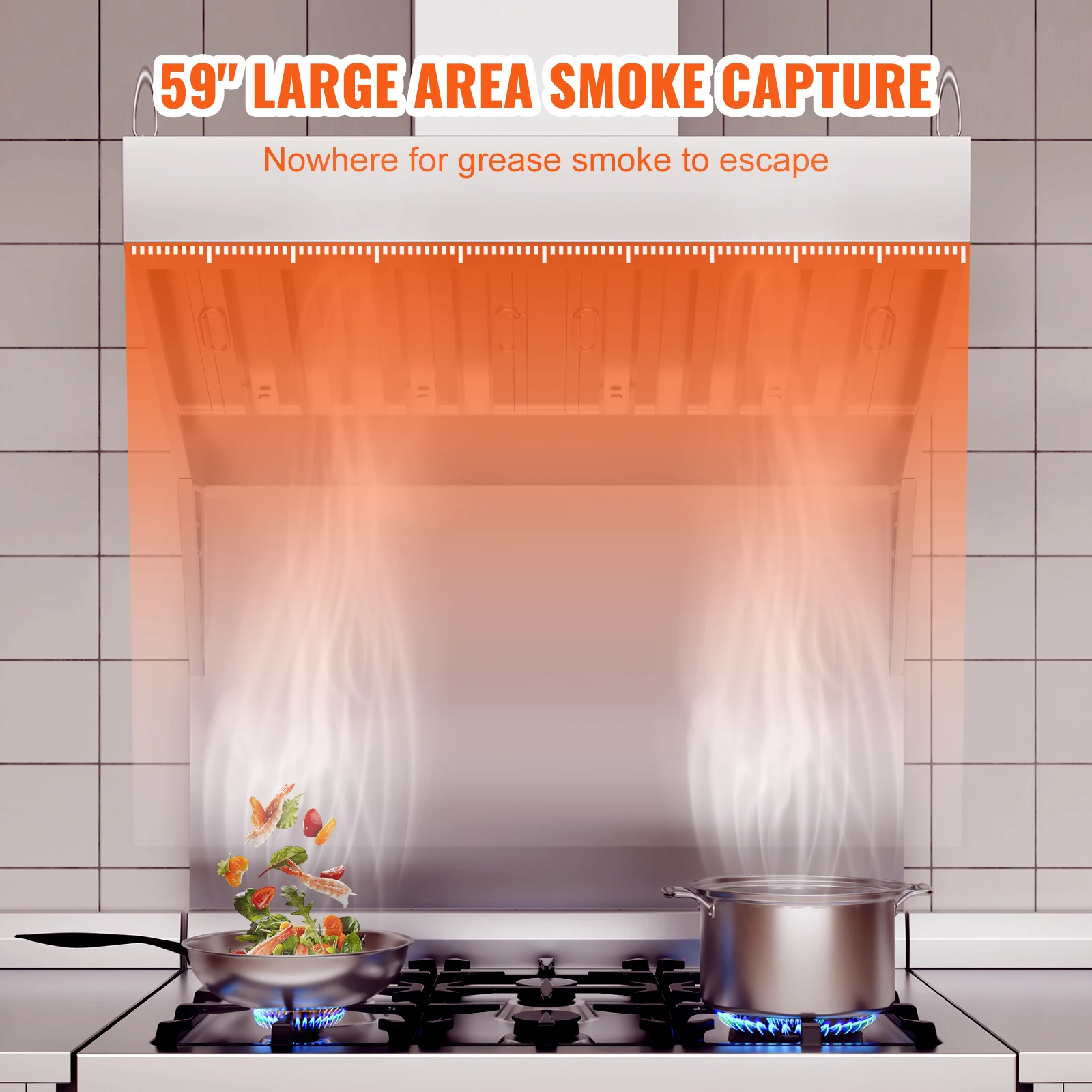 4/5/6/7/8/9FT Commercial Exhau - огляд і ціна Commercial Kitchen Vent