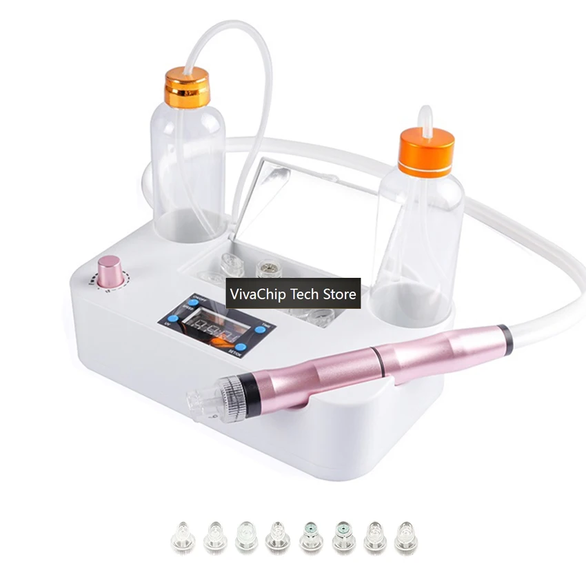 VivaCTBeauty Small Bubble Blackhead Suction Instrument Hydrogen Water Oxygen Spray Vacuum Injection Clean Hydra Dermabrasion Dev