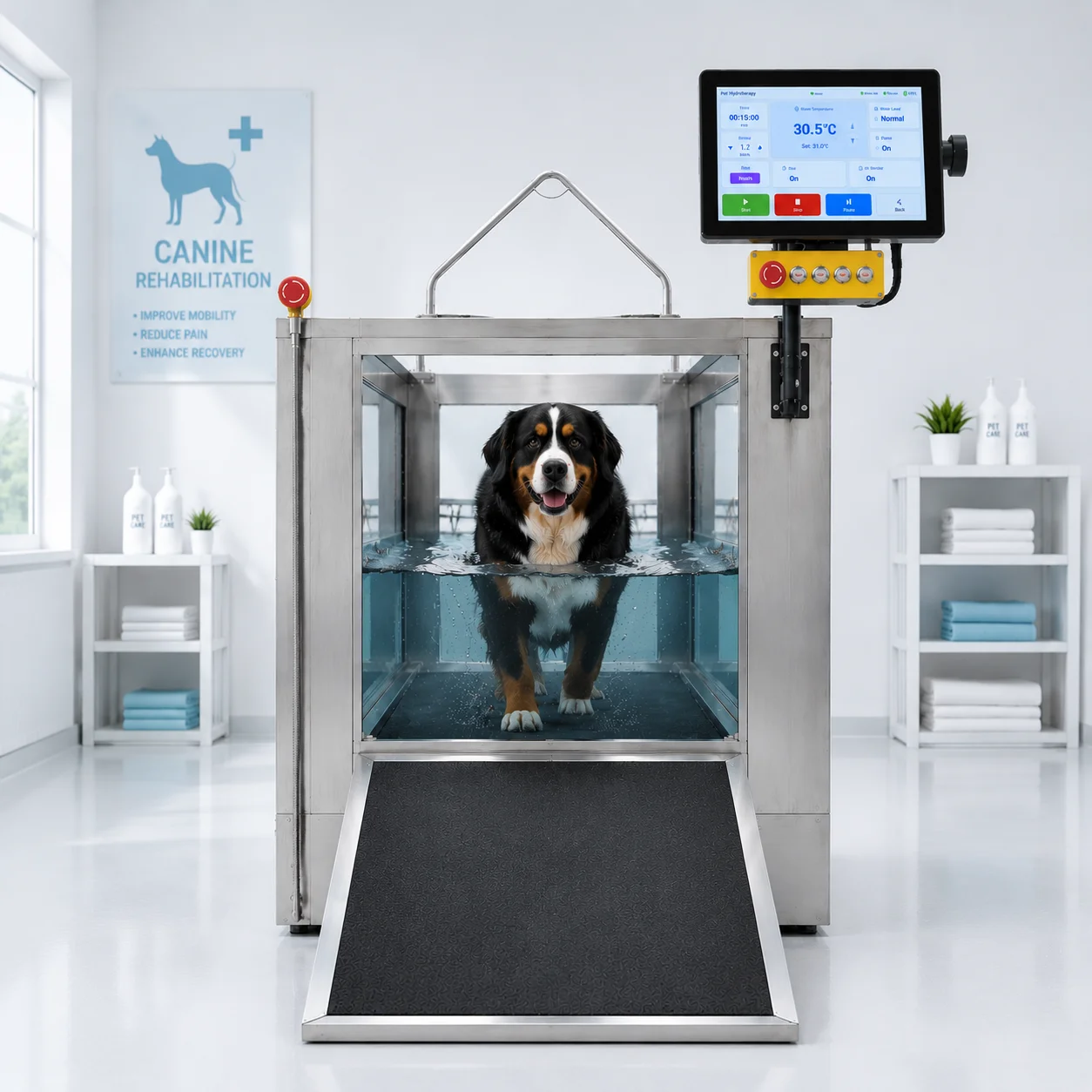 Pujia Cheap Price Hydrotherapy Treadmill Underwater Taps for Dogs Customized Animal Rehabilitation Machine
