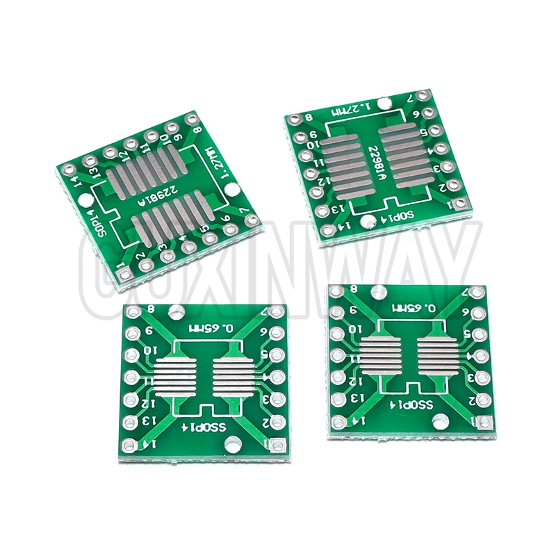 PCB عدة SOP8 SSOP10 SOP14 SOP16 20 24 28 56 إلى DIP/SMD إلى DIP IC مأخذ توصيل محول SOIC TSSOP مجلس لوح مهايئ 0.65 مللي متر 1.27 مللي متر