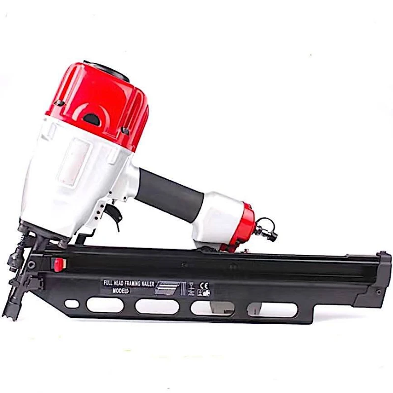 28 degree Framing Nailer has an all-metal body making it durable enough for use on  lumber wood materials