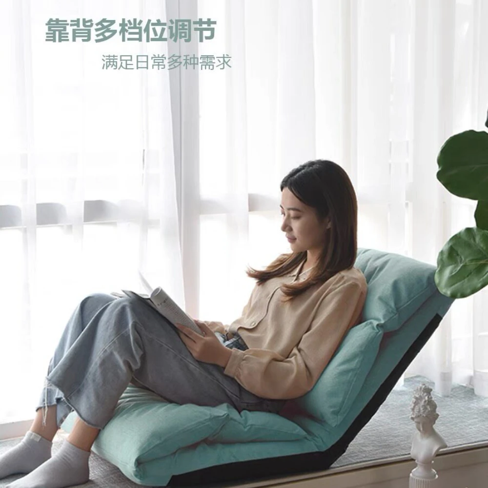 Premium Sturdy Foldable Bay Window Lounge Chair with Backrest, Tatami Floor Sofa for Napping, Nursing, Relaxing, Home Use