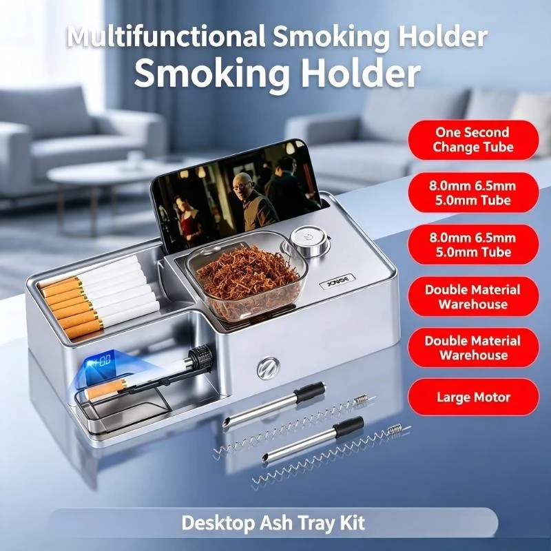 Auxiliary Tweezers Equipped Rolling Device Realizes Automatic Feeding For Daily Leisure Handmade Cigarette Preparation Work