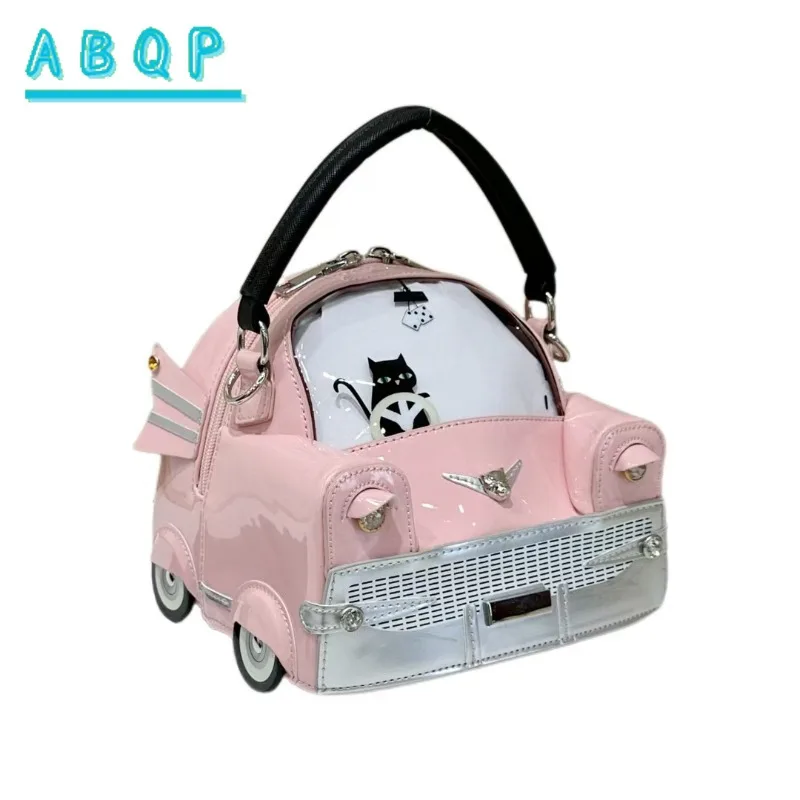 

Women's Handbag Mini Car Shape Special Shoulder Messenger Bag Personalized Creative Cartoon Design Multi Colors