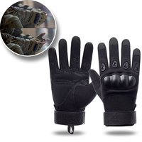 Tactical Gloves Half Finger Hard Shell Non-slip Wear-resistant Joint Protection Warm Anti-cut Training Combat Hunting Gloves