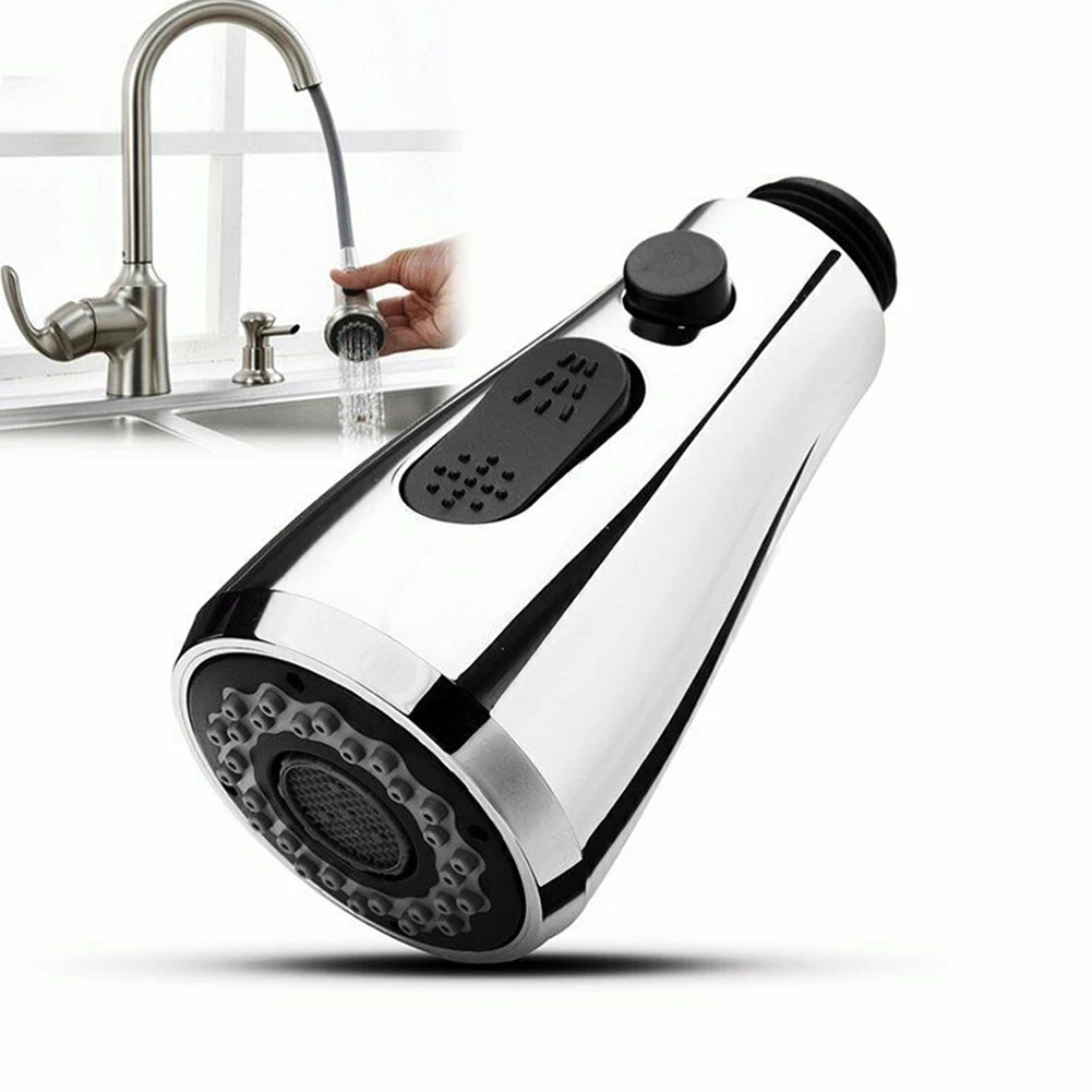 

Kitchen Pull Out Spray Head Replace Sink Faucet Basin Mixer Tap G1/2 Tap-head Rust-resistant Prevent Dirty Rain/bubbling Spray