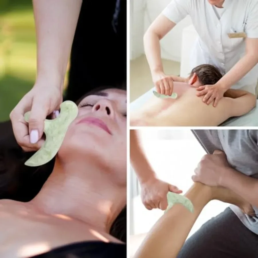 ewinever Ewin24 Massaggiatore plantare in giada naturale per la terapia quotidiana della cura del piede: massaggio ai punti di agopuntura mirato per alleviare lo stress e