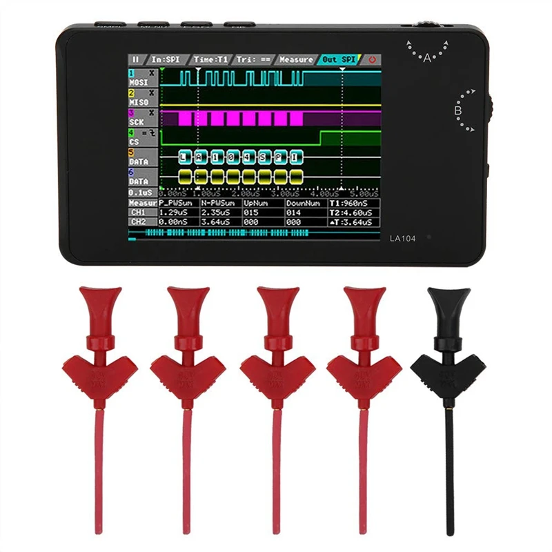 

Promotion! Portable Digital Logic Analyzer 2.8In TFT LCD Display 4 Channels Oscilloscope For Automotive Electronics