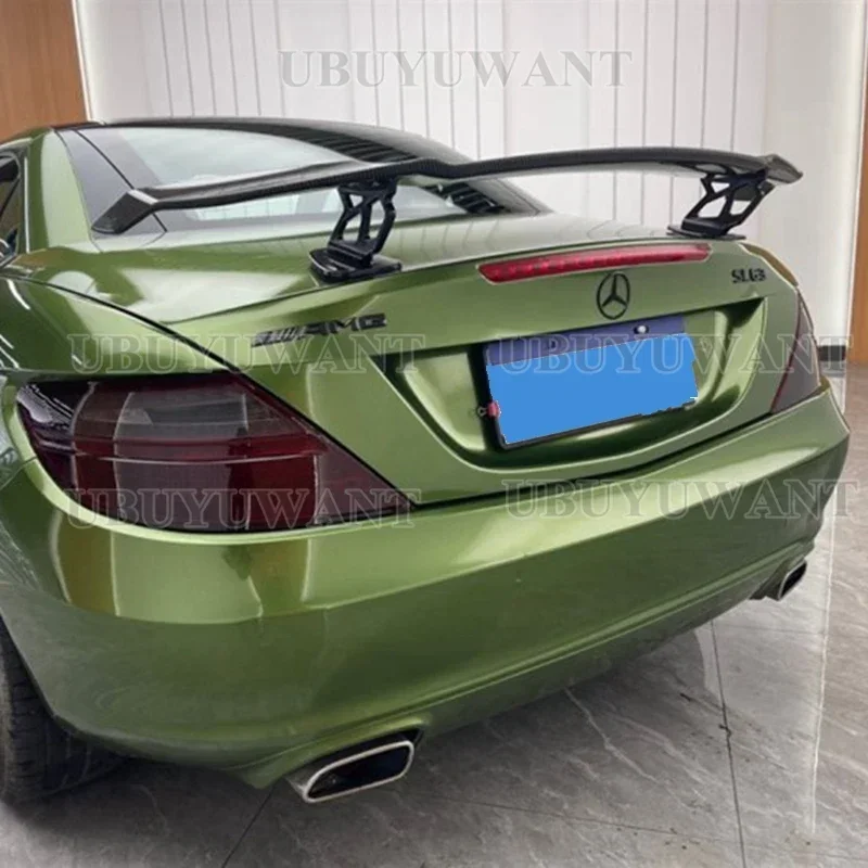 Use For Benz R171 R172 SLK GTS-V Style Spoiler 2005-2014 Year High Quality ABS Material Rear Wing Sport Body Kit Accessories