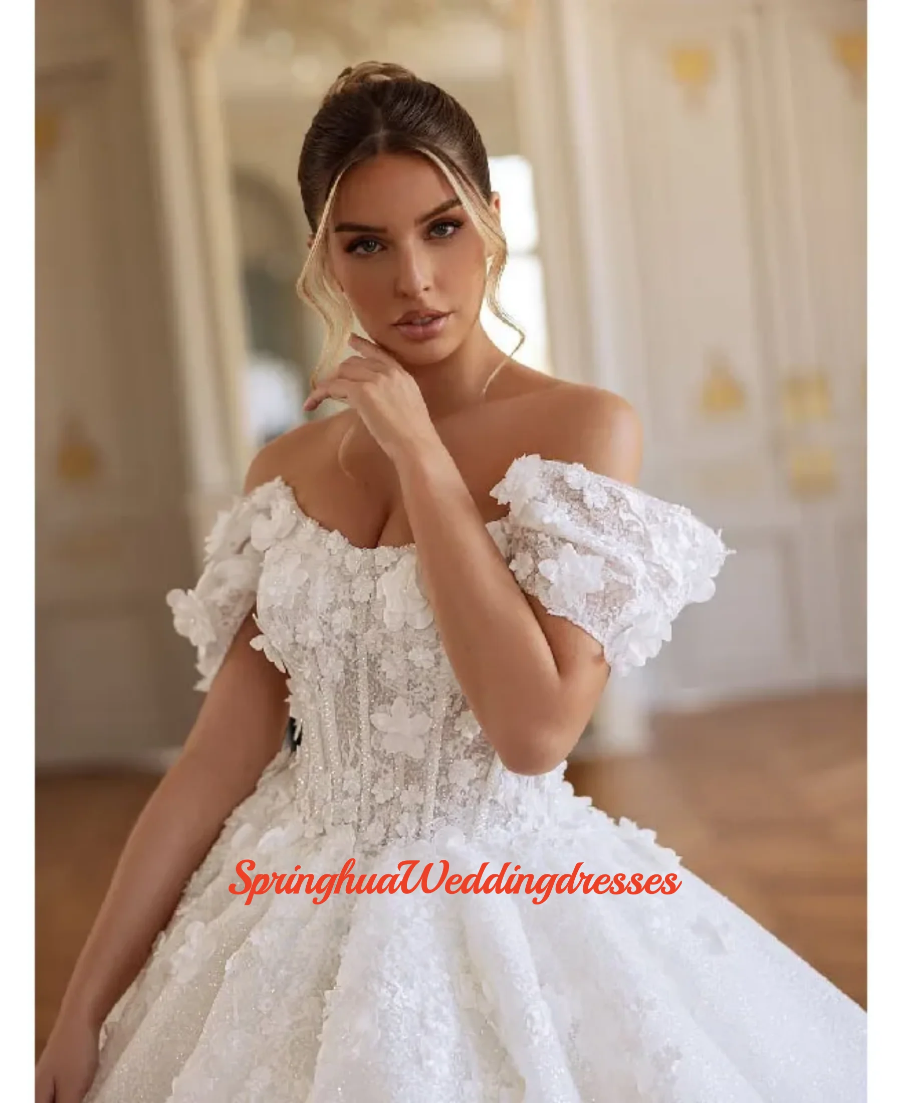 Gaun Pengantin Kustom Vestido De Novia Lengan Panjang Kerah Tinggi Renda Sereia 2 in 1 Gaun Pernikahan Boda Wanita Vestido de novia