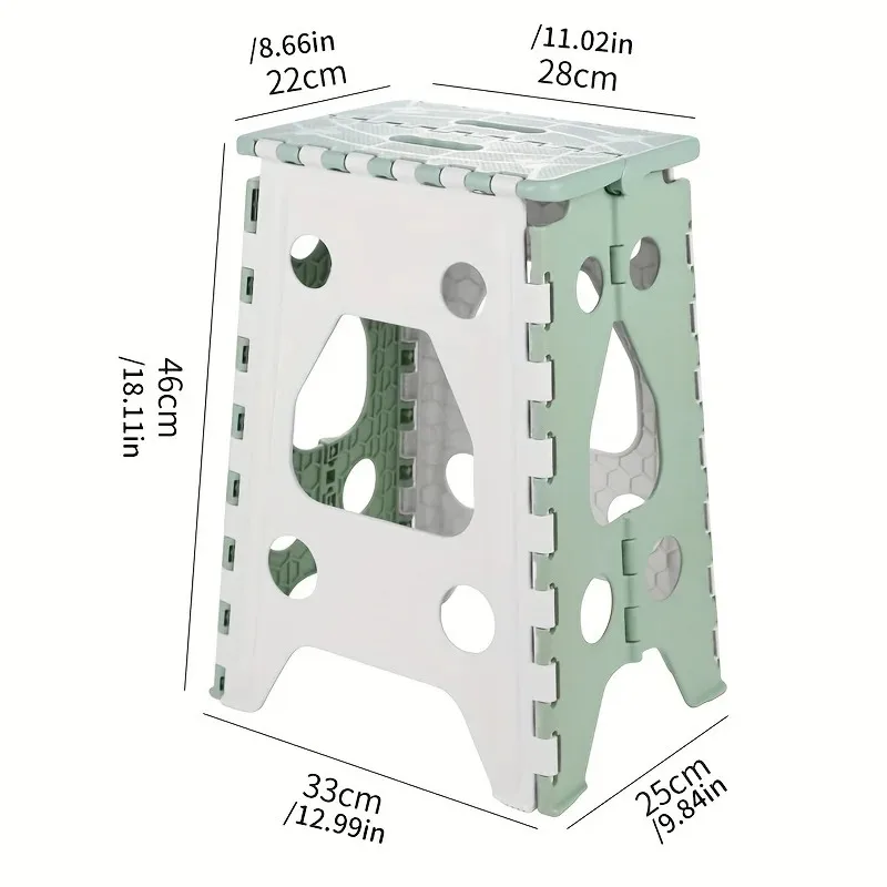 Foldable Stool Living Room Folding Pedal Pedal Folding Chair Portable Fishing Plastic Folding Chair Household Foot Pedal