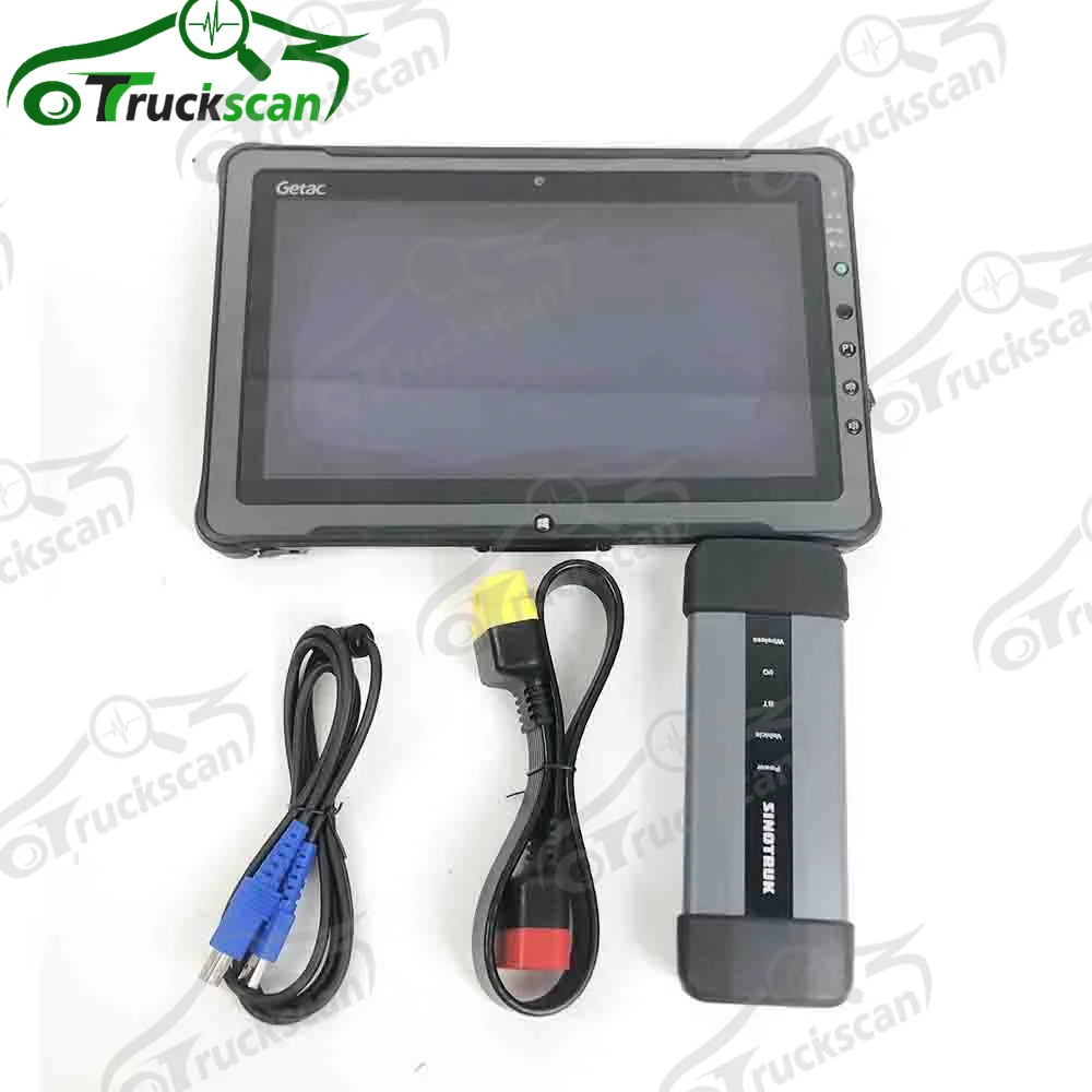 Scanner Sinotruck Diagnostic Interface with F110Tablet SINOTRUK HOWO Cnhtc Diesel Engine Heavy Duty Truck Diagnostic Tool