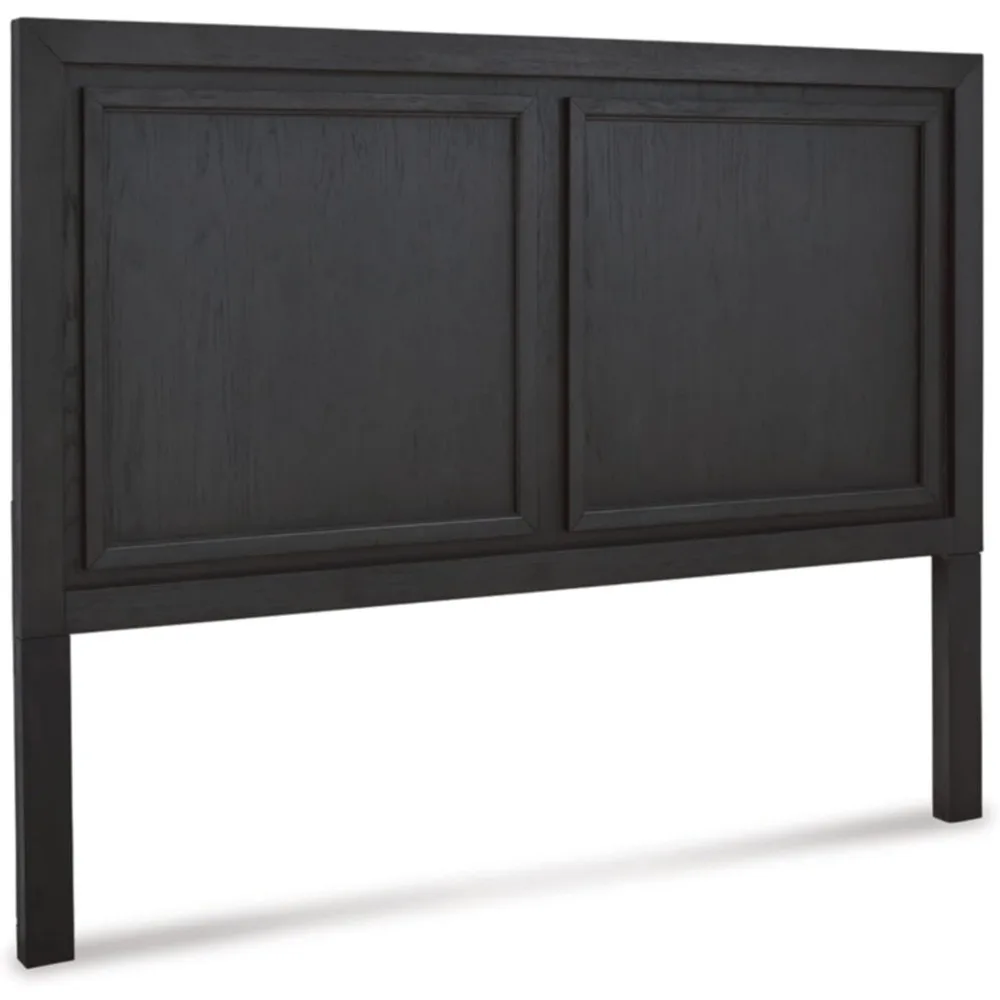 

Foyland Contemporary Panel Headboard ONLY, King/California King, Black