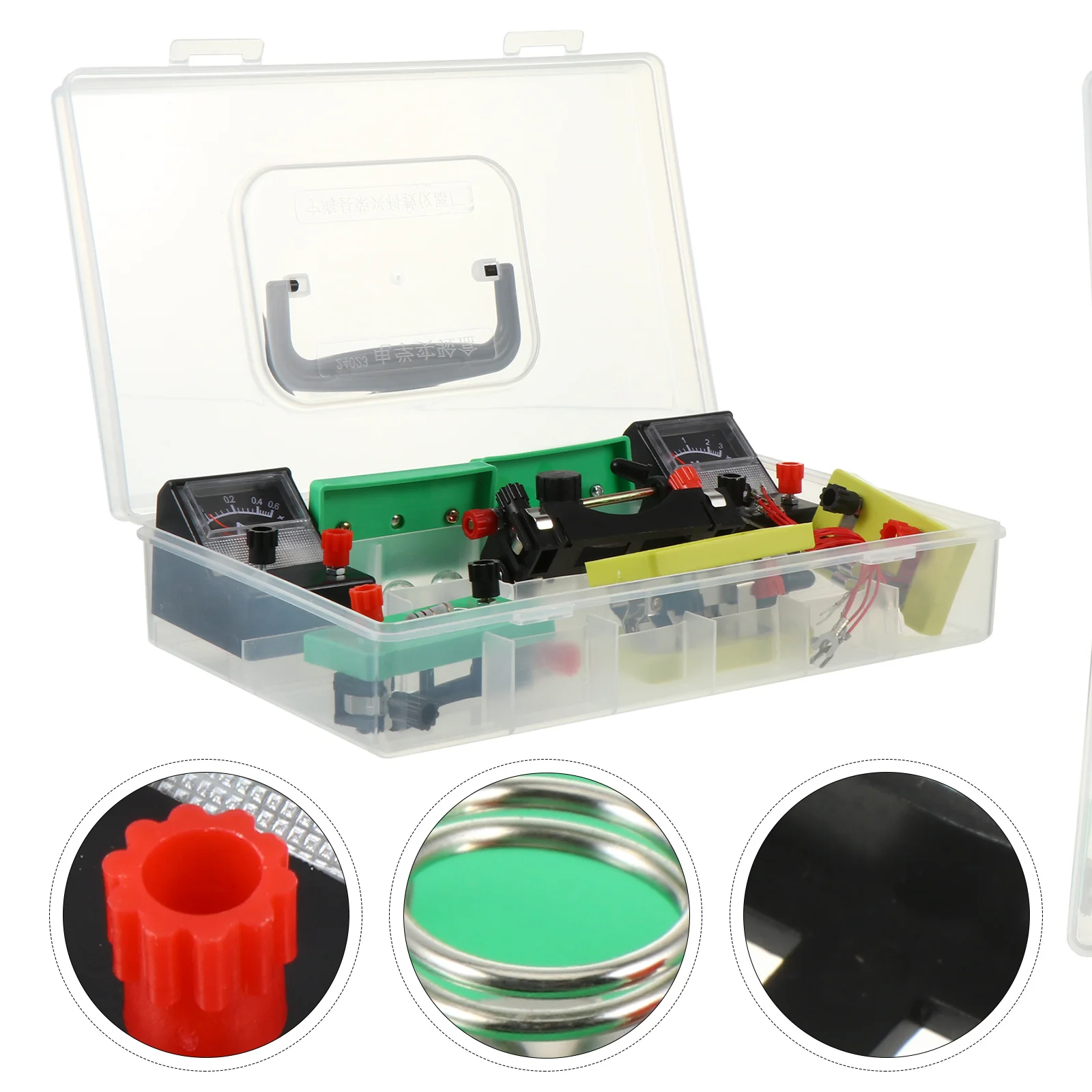 

1 комплект, научные экспериментальные принадлежности, прочные электрические экспериментальные инструменты, учебное пособие по физике, способствует практическому способству