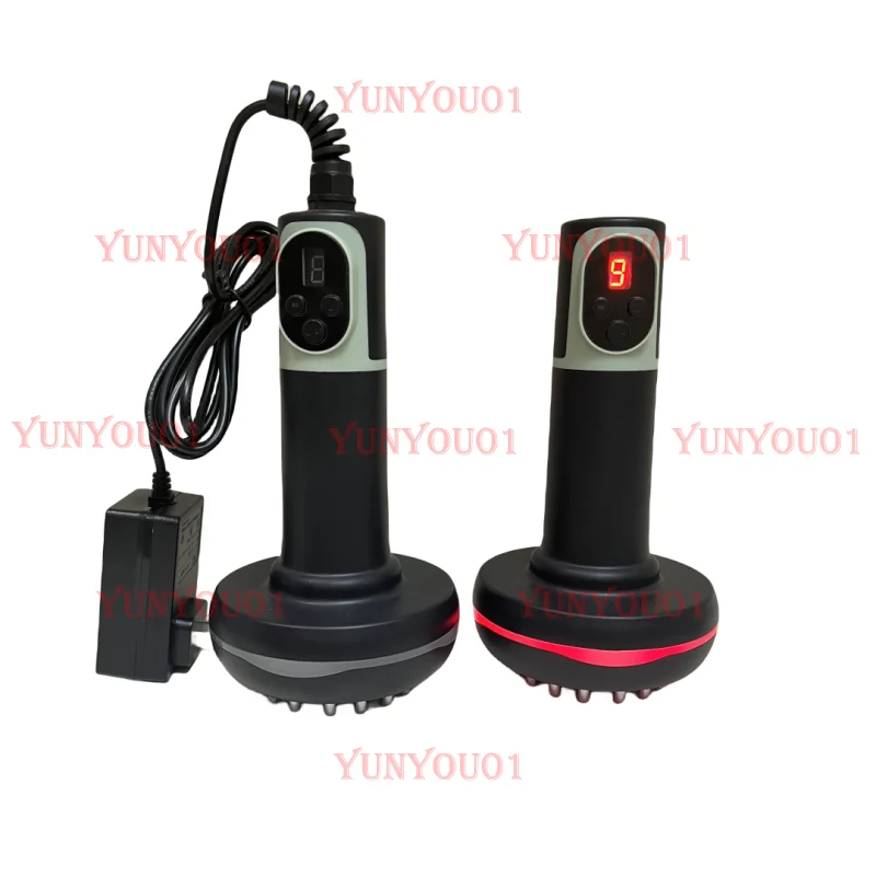 

Nine-speed Charging Meridian Brush Heating Vibration Micro-current Dredging Meridian Shaping Abdominal Rubbing Instrument