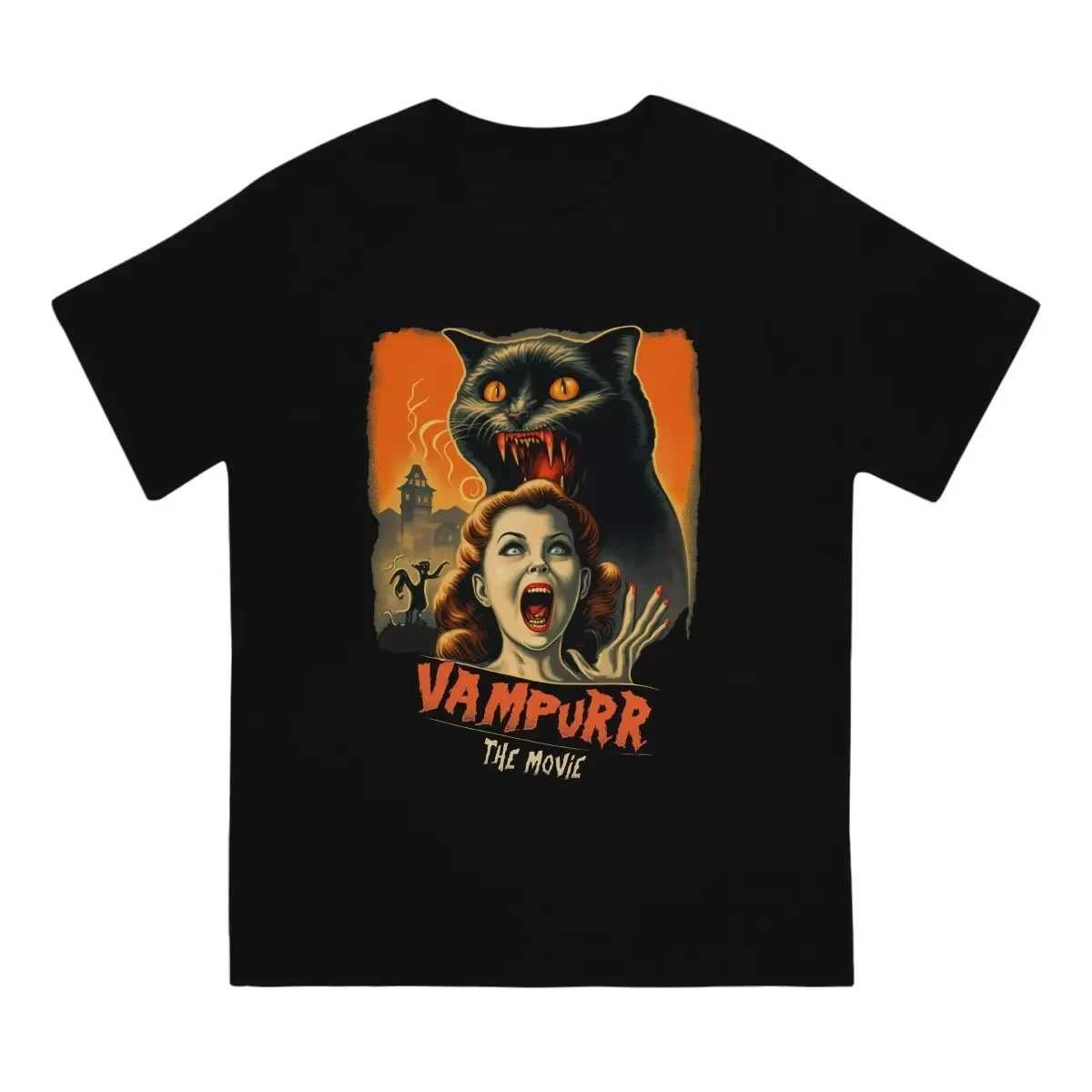 Vampurr The Movie Horror Film T-shirts Men Tops Big Size 100% Cotton Casual Inside Match Short Sleeve Women Tees Couple Wears