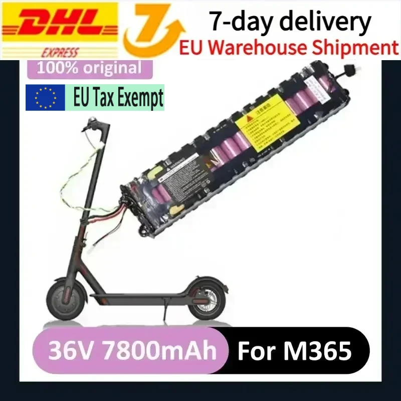 Pack de batterie pour trottinette électrique 10S3P 36V 7.8Ah M356, batterie m365, batterie 18650 avec communication Bluetooth étanche