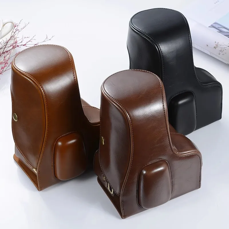 Full Body PU Leather case Bag grip box Cover for nikon D7200 7100 D5600 5500 D5300 D3500 3200 Camera Skin Protective sleeve