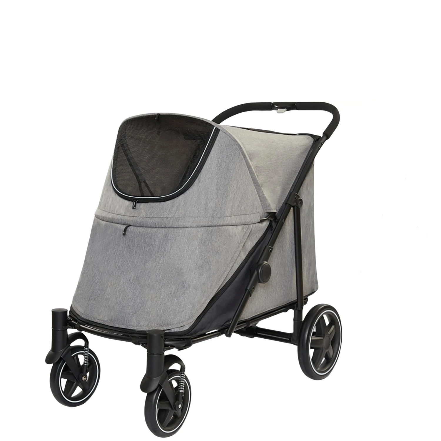 Factory direct sales pet stroller manufacturer for kittens and puppies to walk without dirty feet for elderly dogs to walk