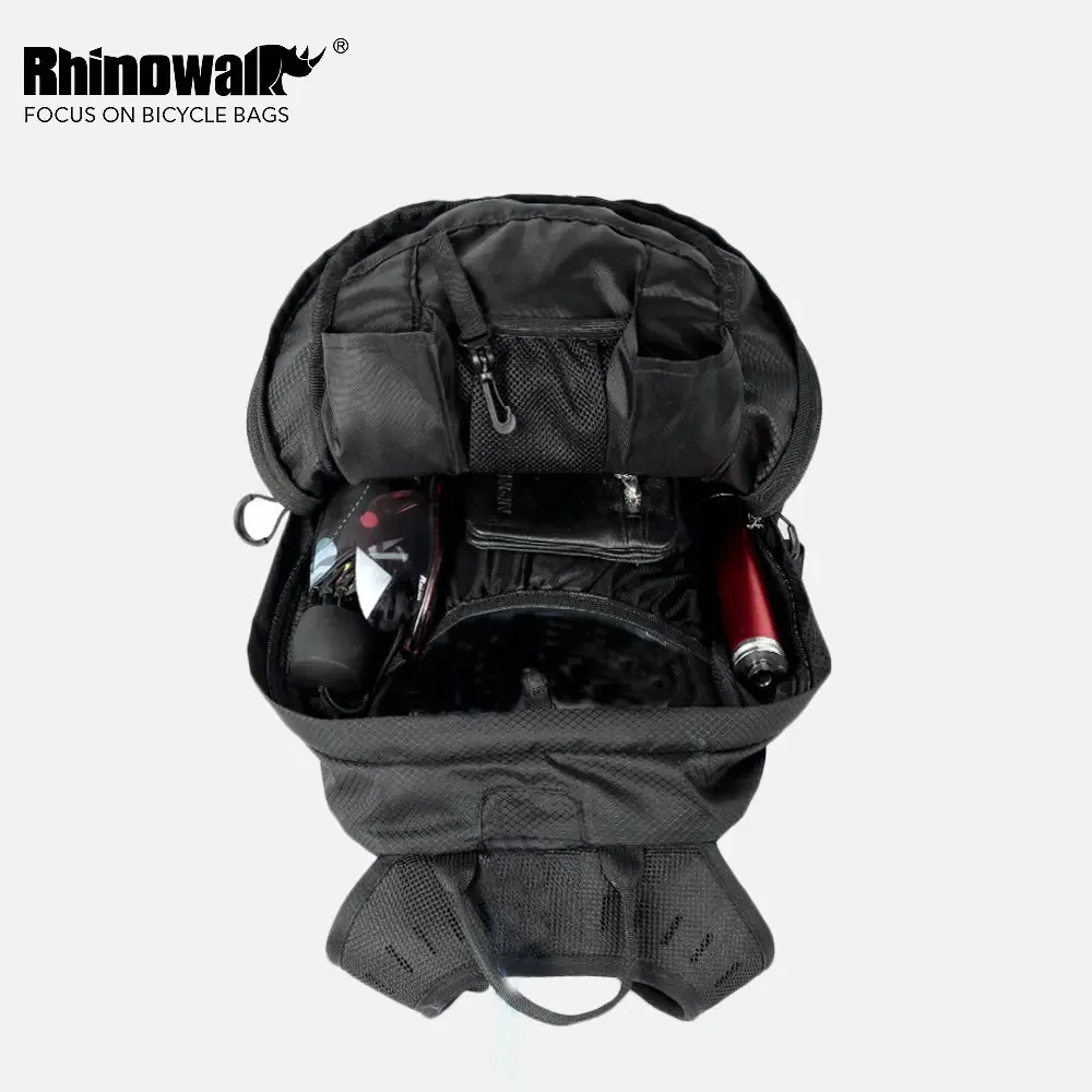 RHINOWALK Cycling Backpack 12L Waterproof Riding Ultralight Bicycle Bags Nylon Breathable Cycling Bag Water Bladder 2 Colors