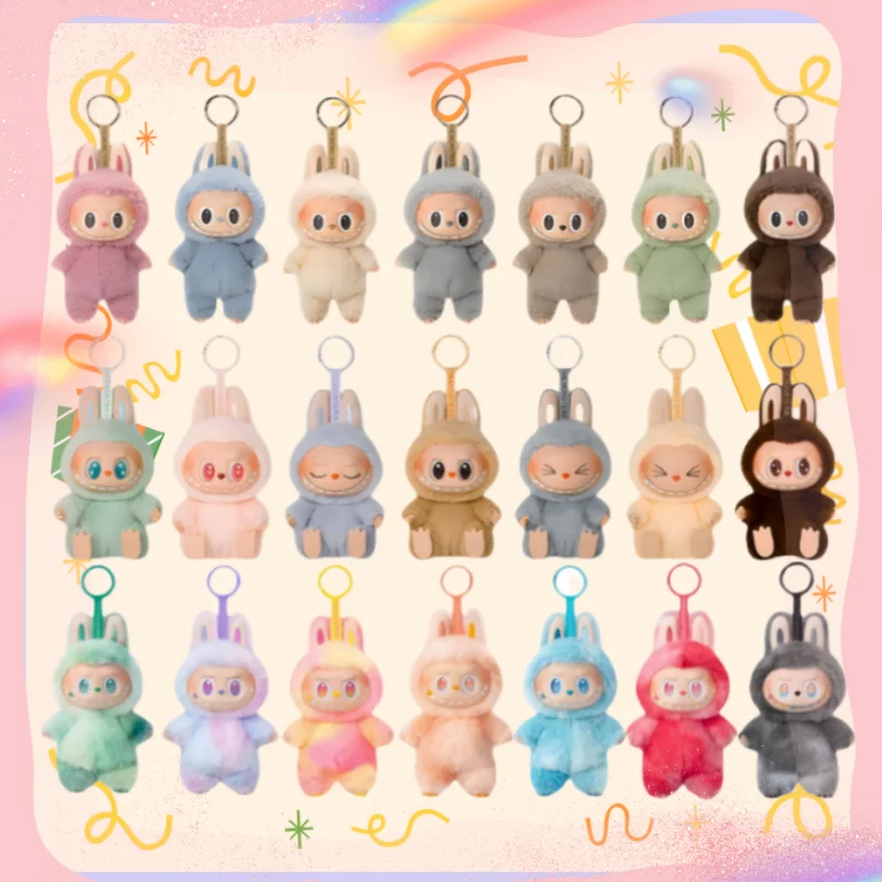 

The Monster Labubu Original V1 V2 V3 Series Big Into Energy Blind Box Backpack Pendant Key Chain Girl's Birthday Surprise Gifts