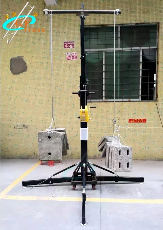 Line Array Speaker Truss Crank Stand Heavy-duty Elevator Tower Crank Stand