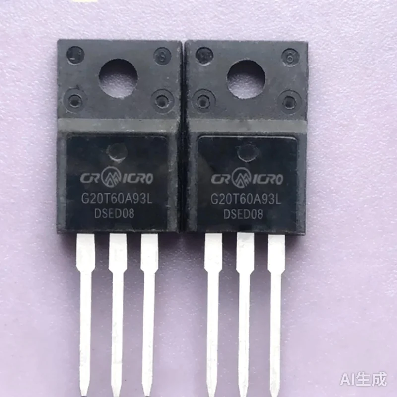 5pcs-20pcs CRG20T60A93L TO220F  600V 20A G20T60A93L  N-channel Trench Gate Field-Stop (Trench Field Stop) IGBT Single Transistor