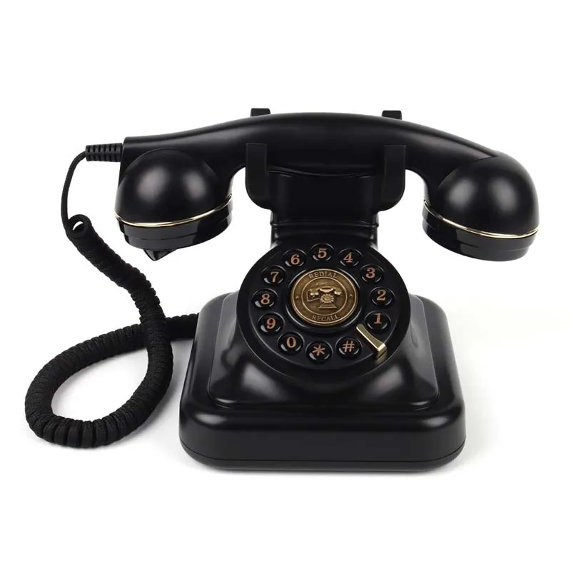 Retro Rotary Style Telephone Audio Guestbook Antique Audio Guestbook Phone Message Recorder Vintage Telephone For Wedding Party