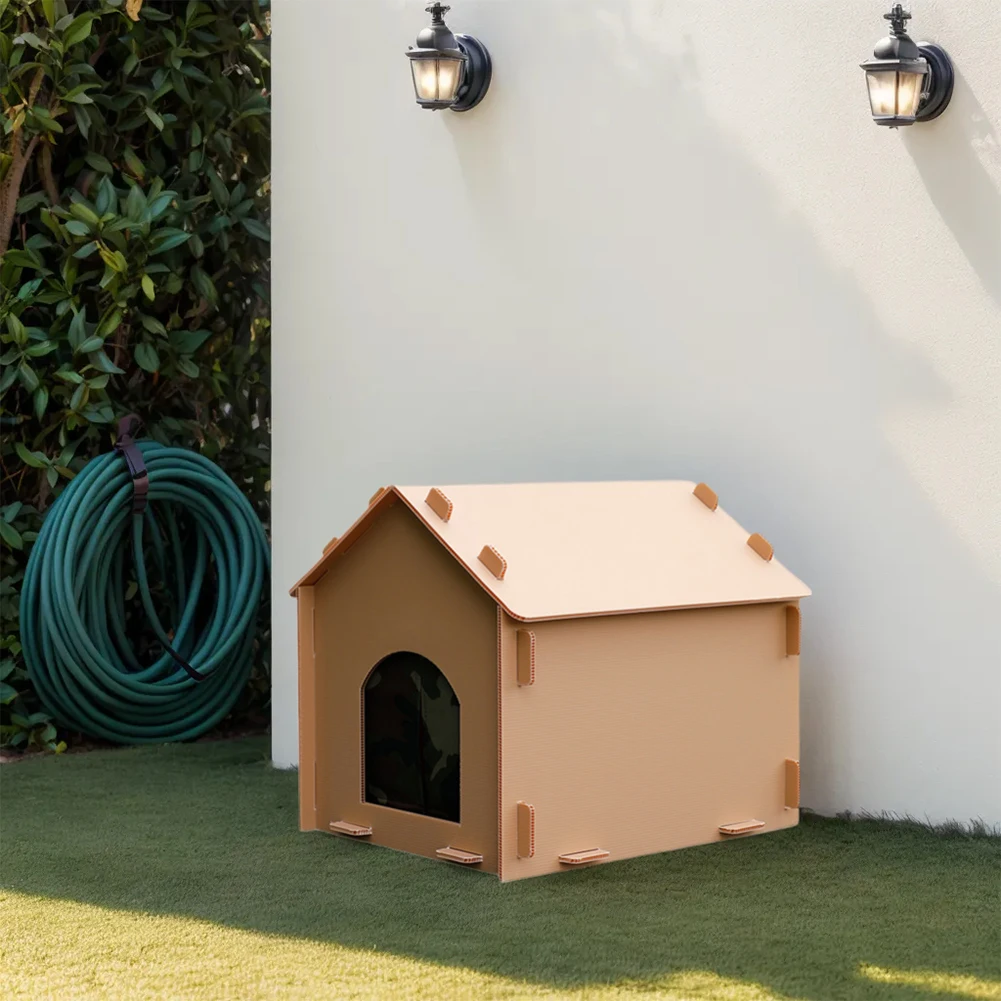 

Stray Cats House Waterproof Warm Cat Shelter Foldable Cat Outdoor House Collapsible Insulated Pet House for Dogs Cats