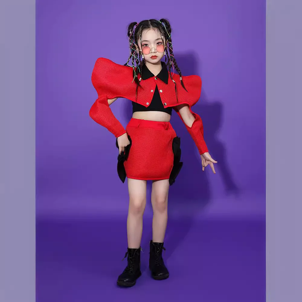 

Children's Jazz Dance Costumes, Models, Fashion Shows, Girls' Runway Performance Sets, Girls' Hip-hop and Street Dance Costumes