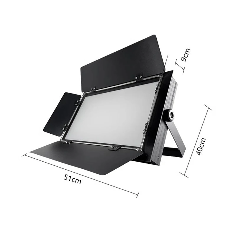 200W Tri-Color Soft Light 3200-6200K DMX Stage Studio Conference Room Light Air Cooling for TV Video Film Video Shooting Light