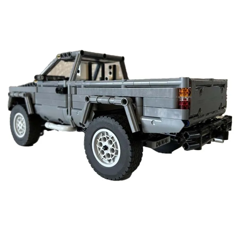 1029 Pezzi Auto Sportiva Toyota Hilux 1985 MOC, Blocchi da Costruzione Modulari Personalizzabili, Design Semplice Educativo, Giocattolo Fai-da-Te per Bambini, Regalo per le Vacanze